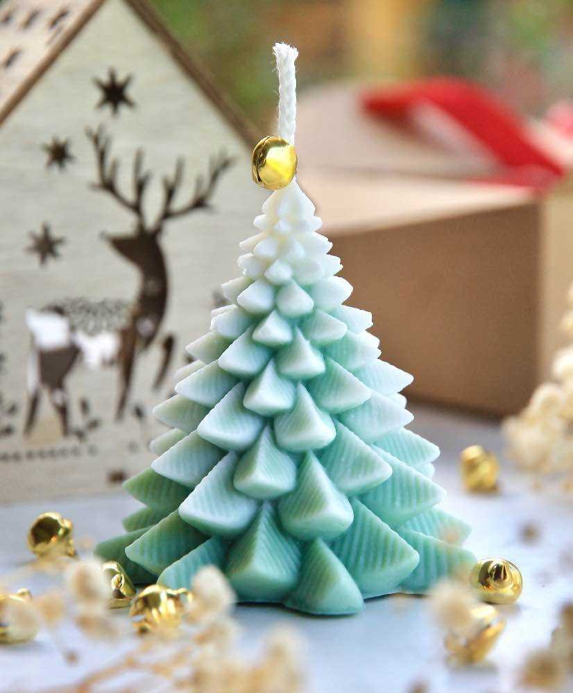 christmas-tree-natural-green-candle-home-decor