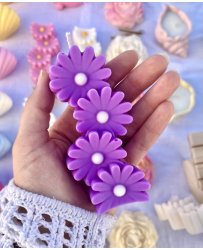 Flower Candle | Purple Daisy