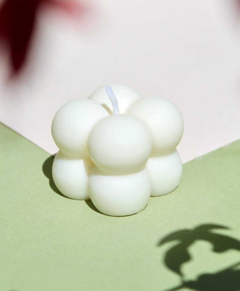 Small Bubble Candle Vanilla | Vanilla bubbles